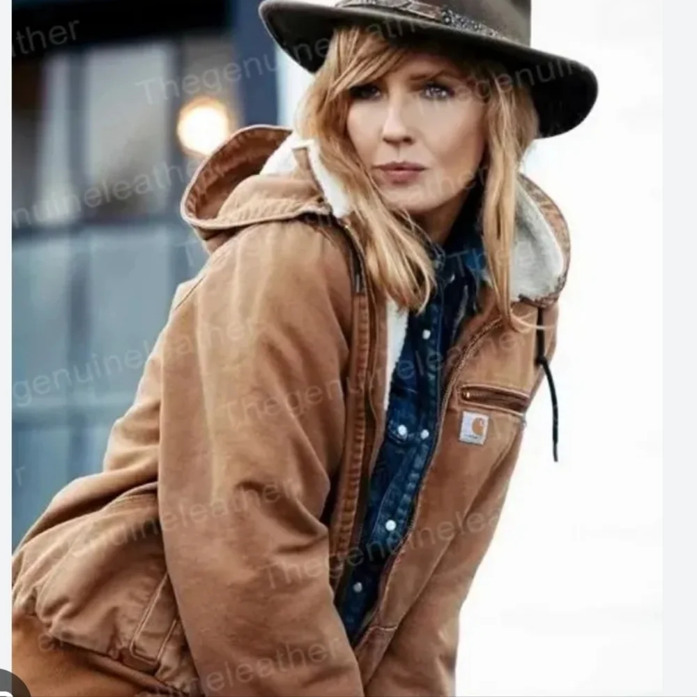 Carhartt Womens Small Weathered Wildwood Duck Jacket - Picture 10 of 10